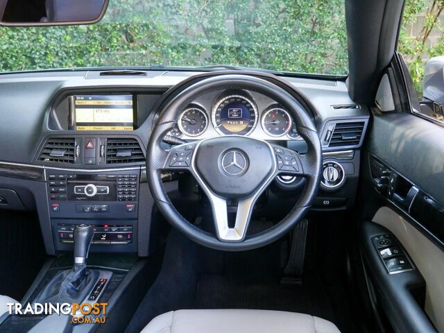 2012 MERCEDES-BENZ E250 CDIELEGANCEBE 207MY12 2D CABRIOLET