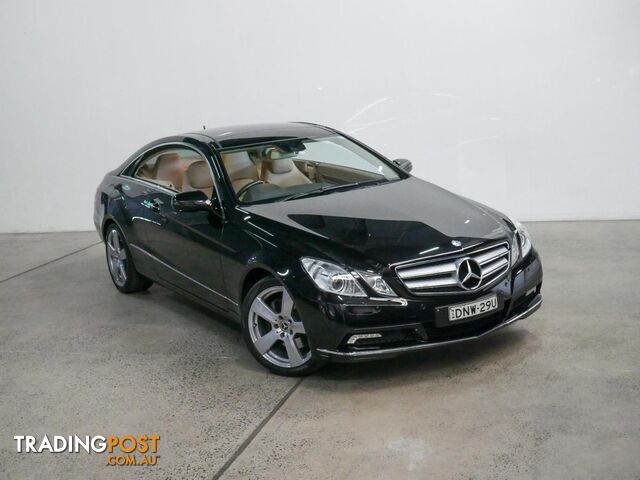 2009 MERCEDES-BENZ E350 ELEGANCE 207 2D COUPE