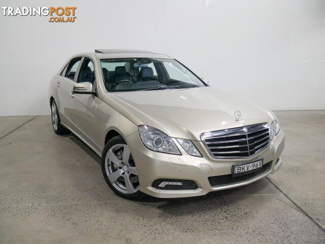 2009 MERCEDES-BENZ E500 AVANTGARDE 212 4D SEDAN