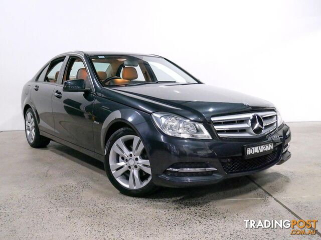 2012 MERCEDES-BENZ C200 BE W204MY12 4D SEDAN