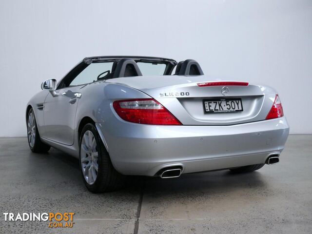 2013 MERCEDES-BENZ SLK 200BE R172 2D CONVERTIBLE