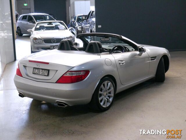 2013 MERCEDES-BENZ SLK 200BE R172 2D CONVERTIBLE