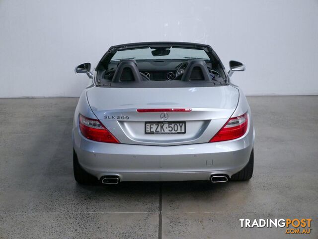 2013 MERCEDES-BENZ SLK 200BE R172 2D CONVERTIBLE