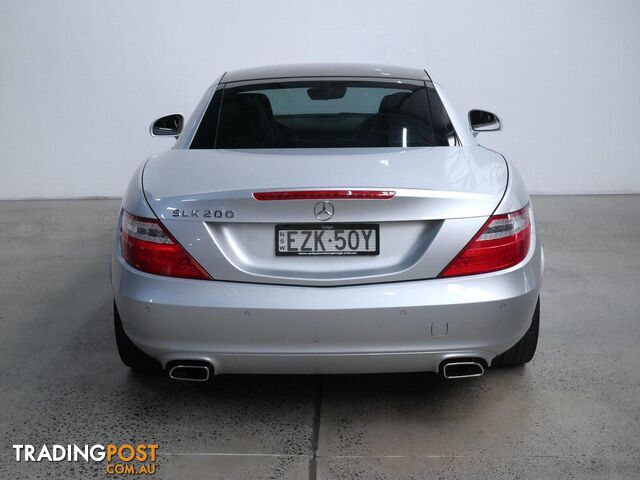 2013 MERCEDES-BENZ SLK 200BE R172 2D CONVERTIBLE