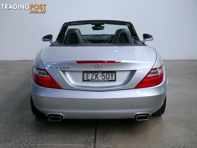 2013 MERCEDES-BENZ SLK 200BE R172 2D CONVERTIBLE