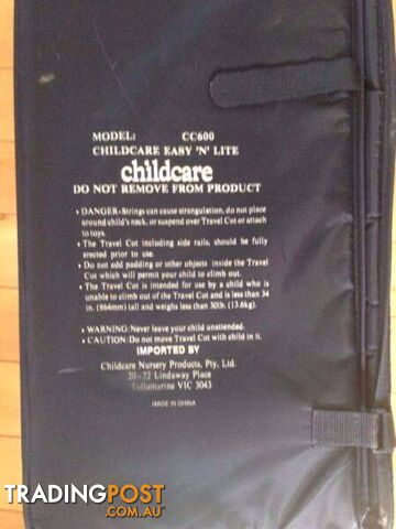 Childcare Easy N Lite Porta Cot CC600 - photo 3 of 6