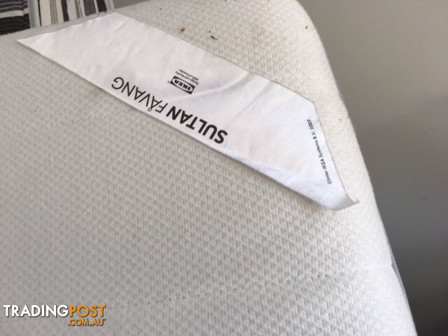 Ikea sultan favang high resilience Foam queen mattress - photo 3 of 3