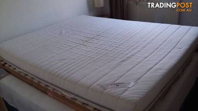 Ikea sultan favang high resilience Foam queen mattress