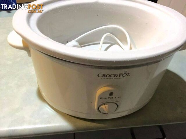 Crock pot slow cooker 3.5 litre