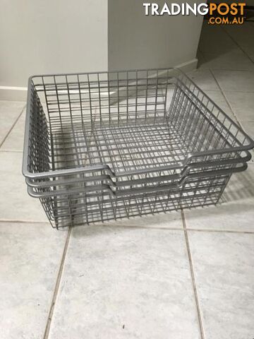 large square wire basket
