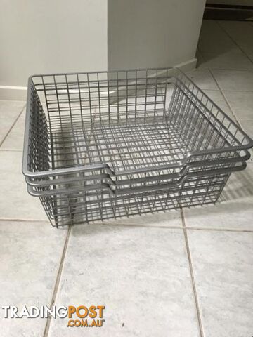large square wire basket