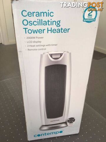 Ceramic oscillating Tower Fan Heater - photo 2 of 7
