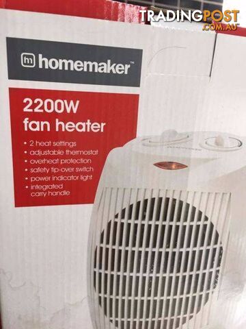 Homemaker 2200w fan heater - photo 2 of 2
