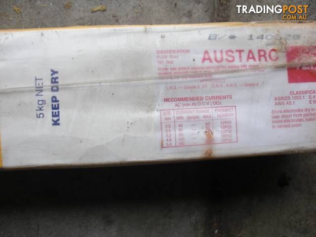 NEW ZEALAND MADE HIGH QUALITY WELDING ELECTRODES 5KG BOX SIZE 3.2