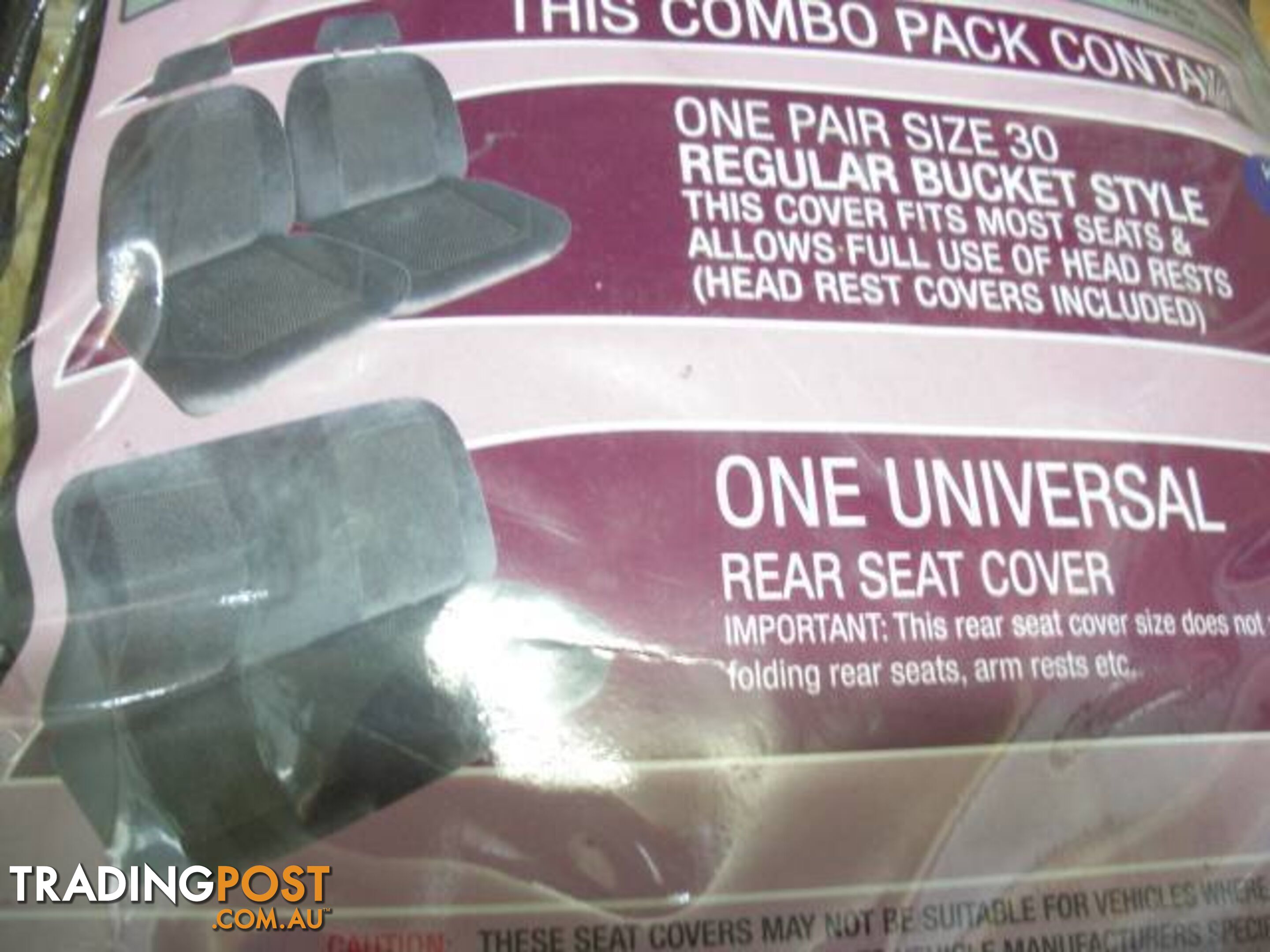 NEW SILVER SERIES CAR SEAT COVERS 2 FRONT 1X REAR