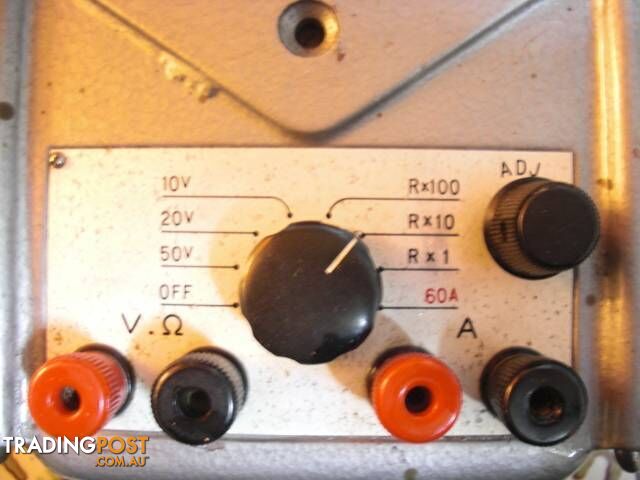 VINTAGE VOLTS AMPS OHMS NISSALCO SANEI KOGYO YOKYO JAPAN DATED - photo 3 of 10