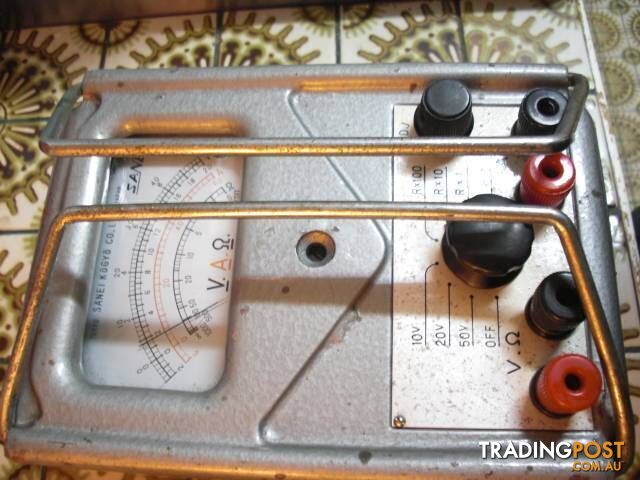 VINTAGE VOLTS AMPS OHMS NISSALCO SANEI KOGYO YOKYO JAPAN DATED - photo 4 of 10