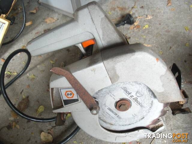 Black & Decker 7301 Type A Circular Saw MADE IN AMERICA MODEL 10