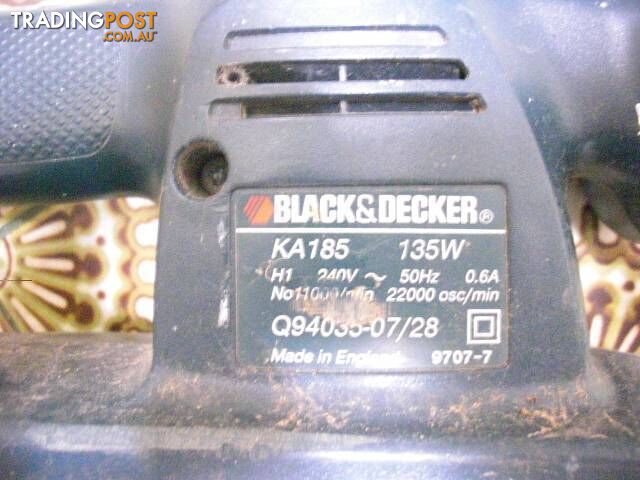 BLACK&DECKER KA185 MADE IN ENGLAND 135W 11,000-22.000 OSCMIN