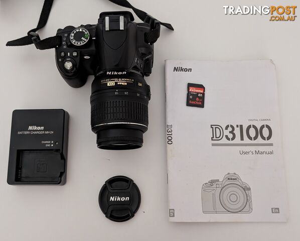 Nikon D3100 SD Camera with 18 - 55mm Zoom