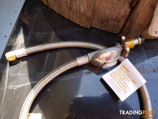 mettle weave gas hose with regulator