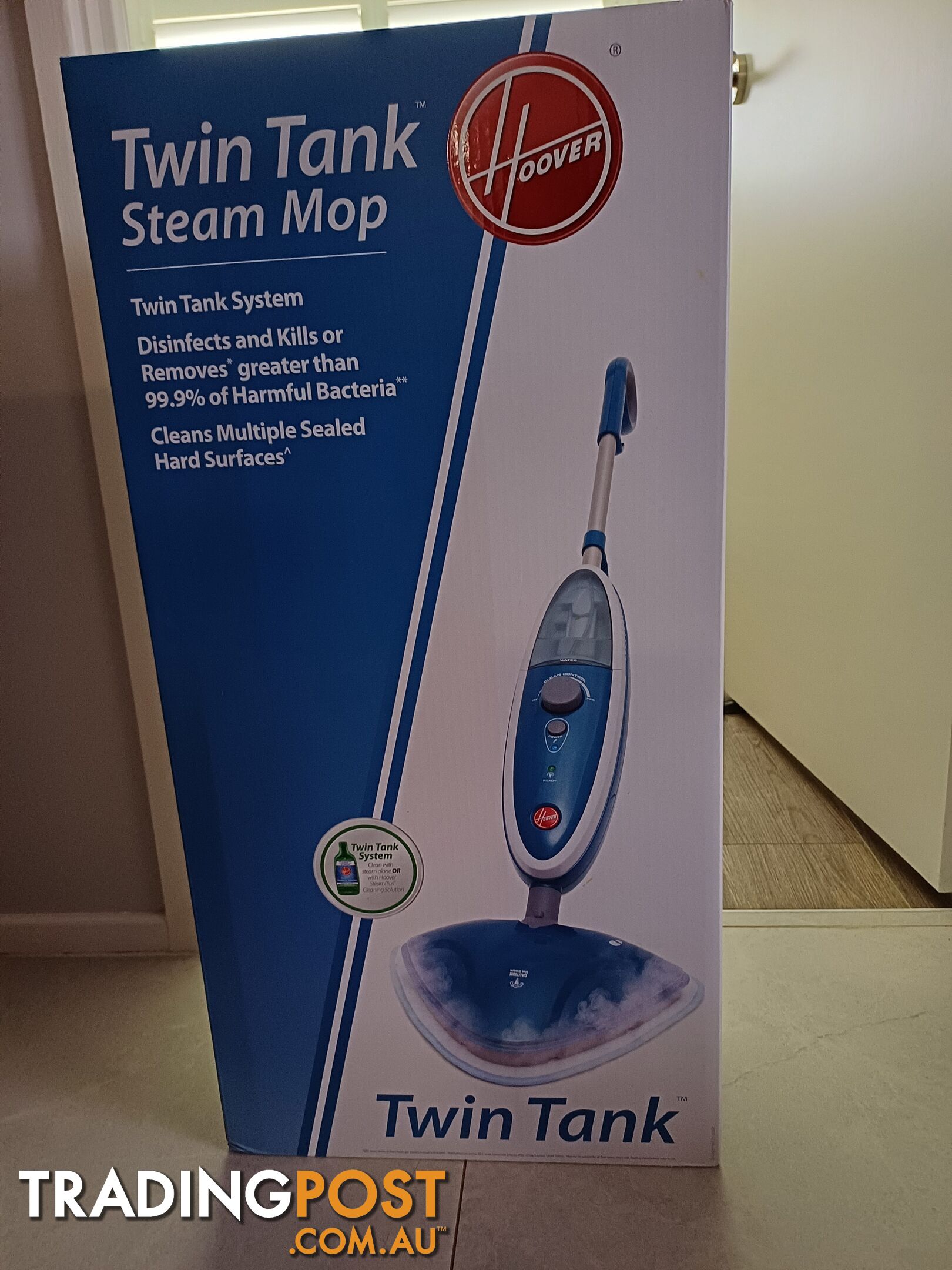 Hoover twin tank steam mop