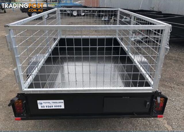 7x4 Trailer with Cage 