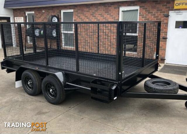 12X6 Tandem Trailer with Cage