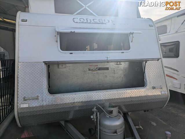 17FT 6 2008 CONCEPT BELMONT POP TOP CARAVAN - photo 5 of 12