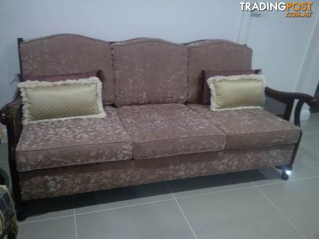 Retro Jarvi Style Lounge Suite, 3 Seater & 2 Chairs. Piano Stool - photo 2 of 10