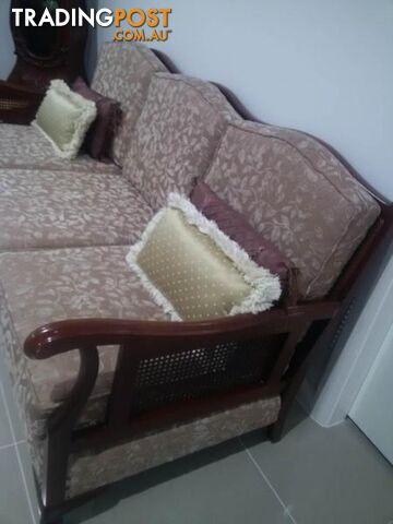 Retro Jarvi Style Lounge Suite, 3 Seater & 2 Chairs. Piano Stool - photo 4 of 10