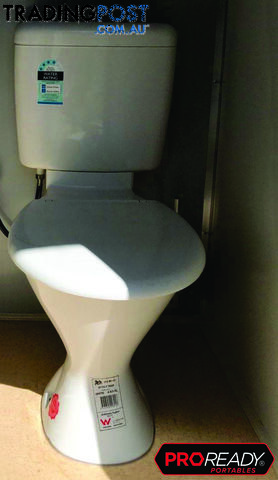 New Twin Portable Toilet Restroom Block