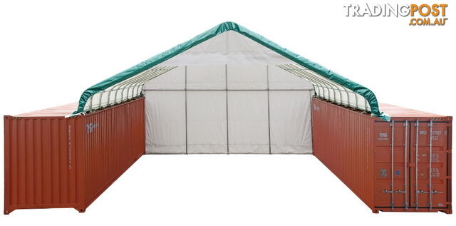 New 9m x 12m Container Shelter Workshop Igloo Dome with EndWall