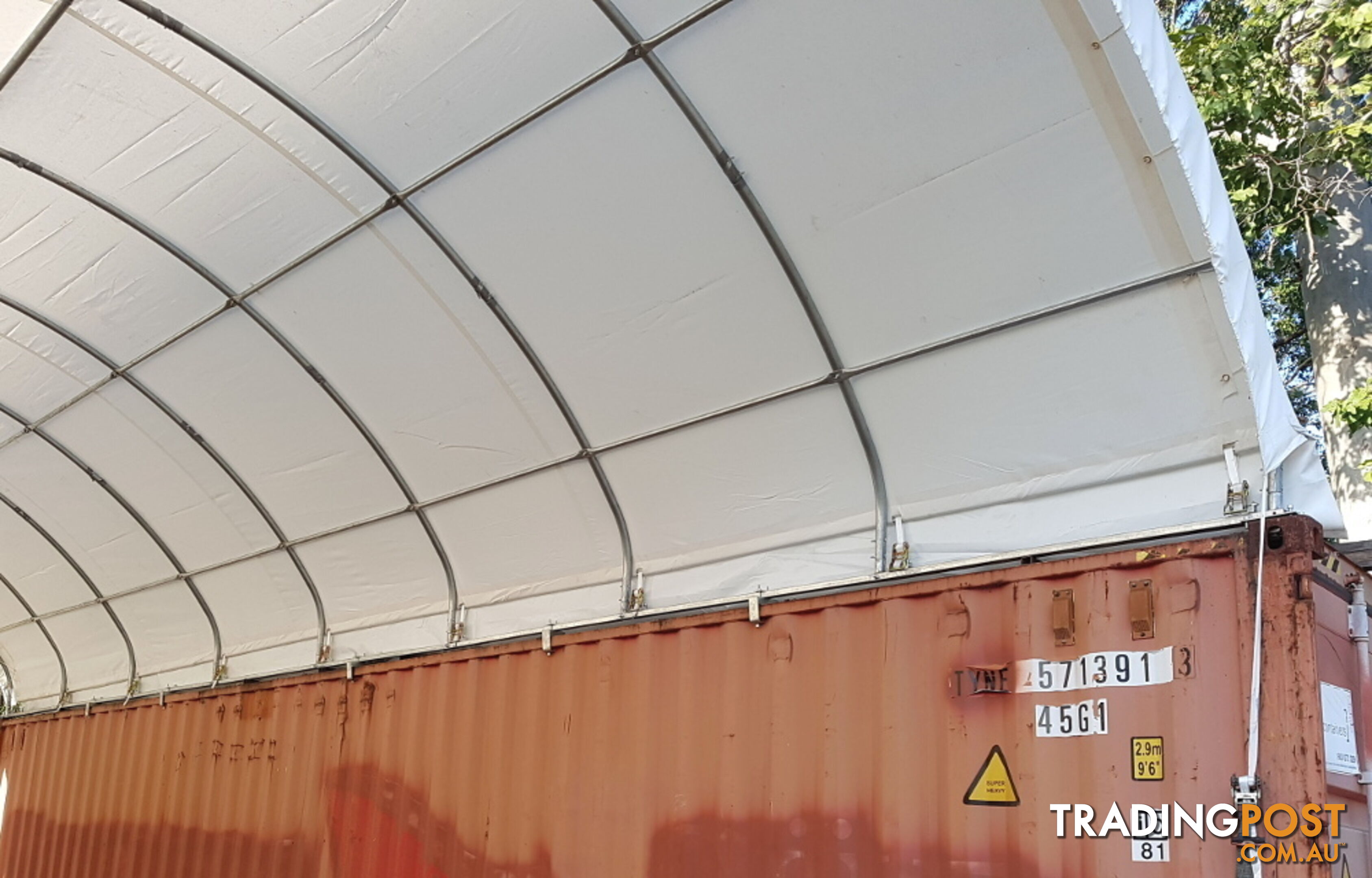 New 6m x 12m Container Shelter Workshop Igloo Dome