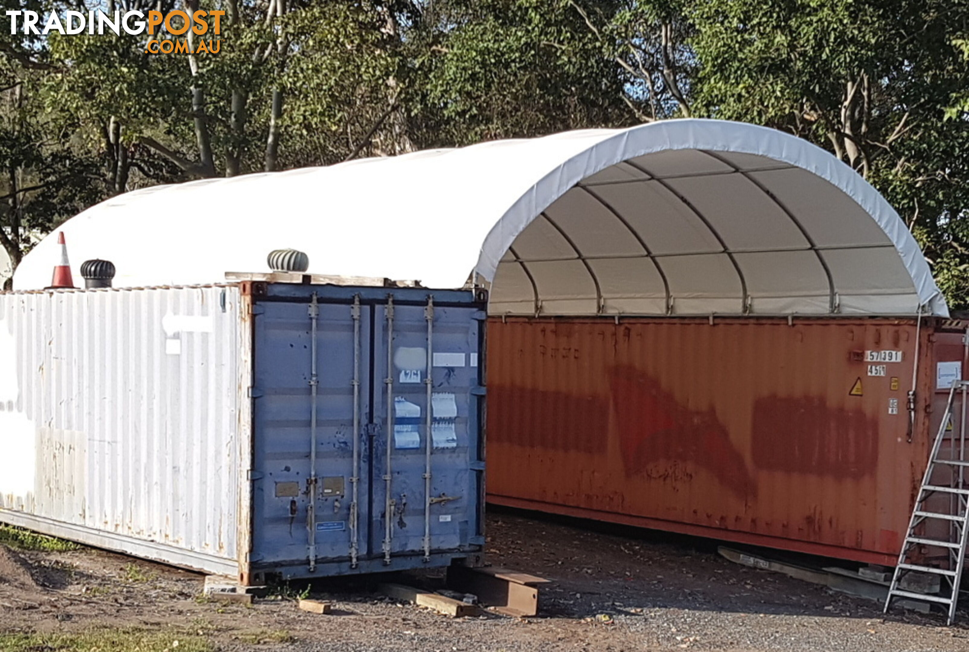 New 6m x 12m Container Shelter Workshop Igloo Dome