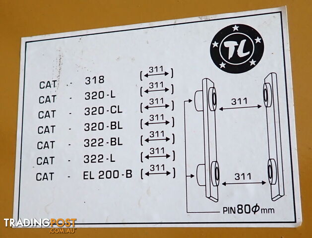 New 15-30 ton (80mm pin) Excavator Ripper suit Case, Cat, JCB, Kobelco, Komatsu, Sumitomo