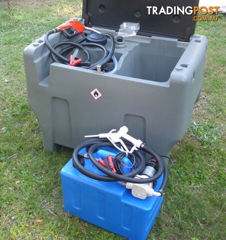 New 400L Diesel & 50L AdBlue Combo Fuel Cell Tank with 12v Pumps & Bowser trigger