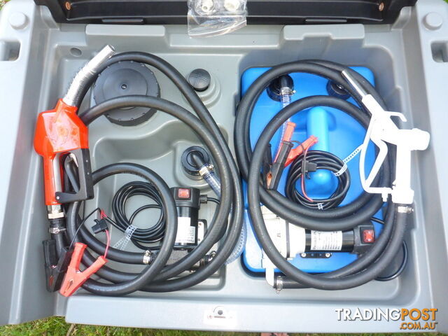 New 400L Diesel & 50L AdBlue Combo Fuel Cell Tank with 12v Pumps & Bowser trigger