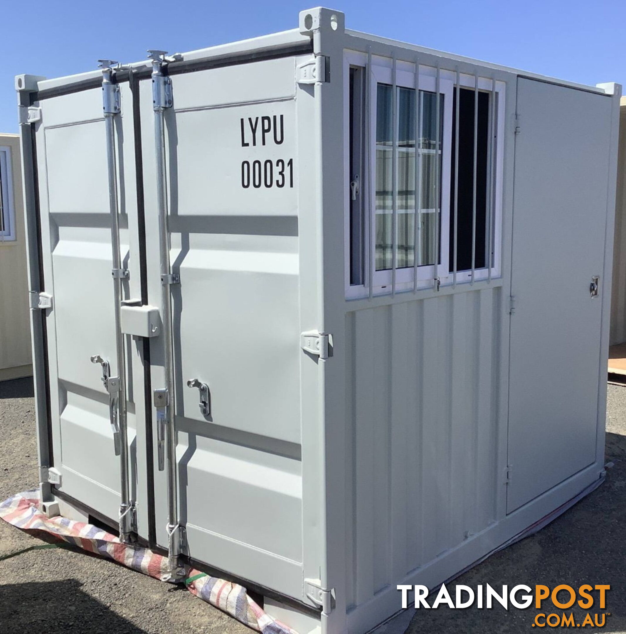 New 8ft Shipping Container with side Door & Window