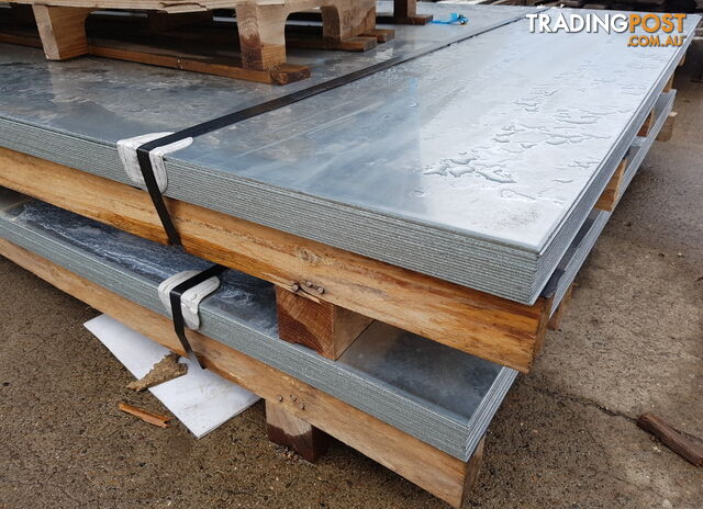 New Galvanised Steel Sheets 1500mm x 3000mm x 2.9mm, RRP $500