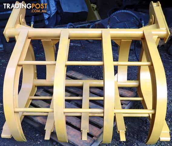 Almost New 1600mm Tractor Loader Telehandler Hydraulic Log Grab Grapple