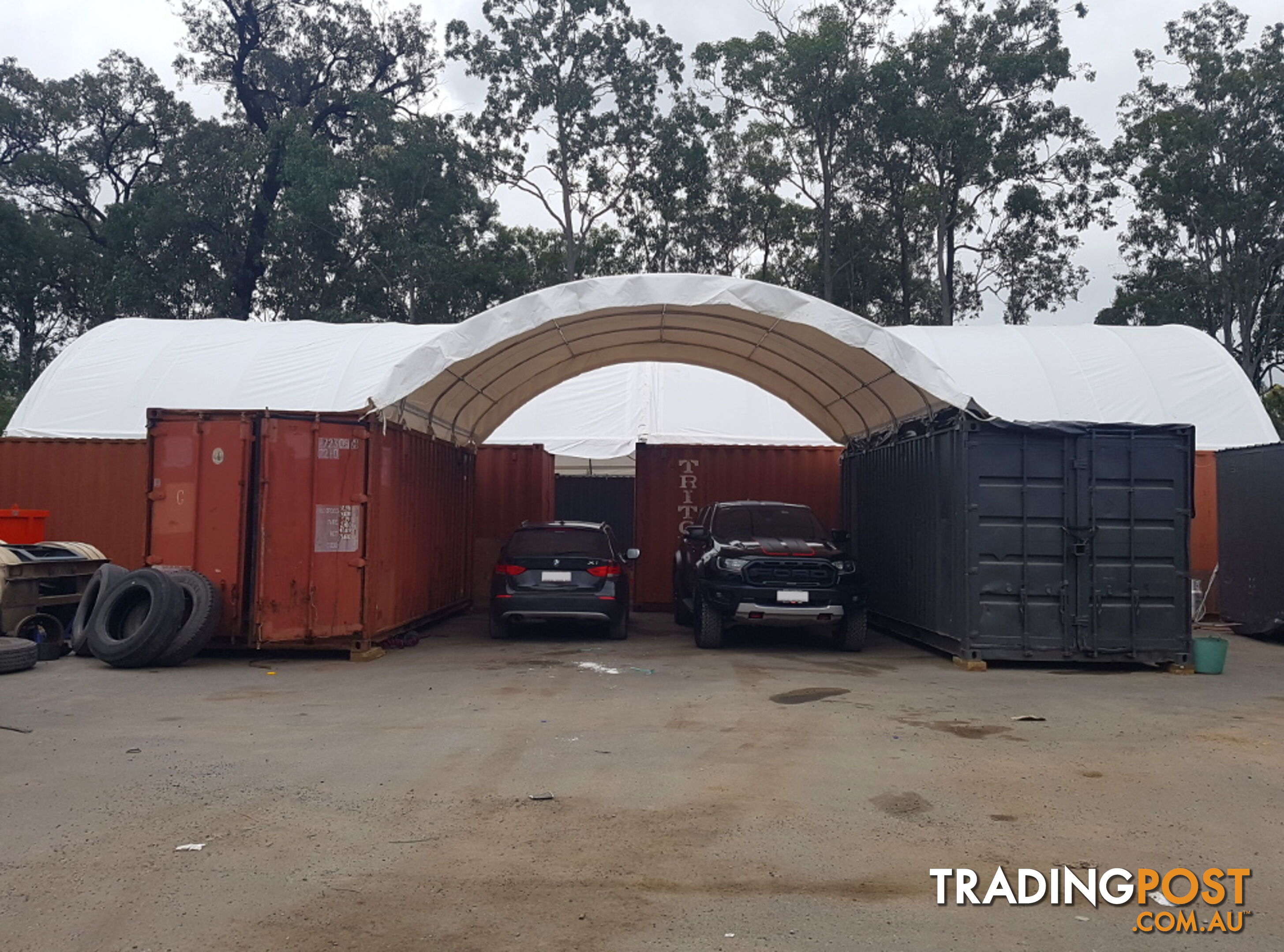 New 6m x 6m Container Shelter Workshop Igloo Dome