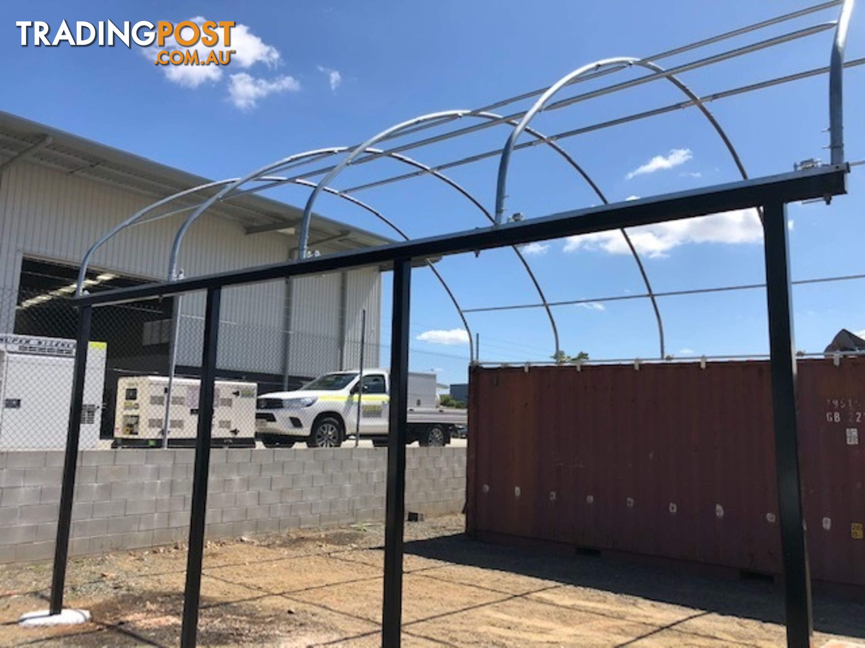 New 6m x 6m Container Shelter Workshop Igloo Dome