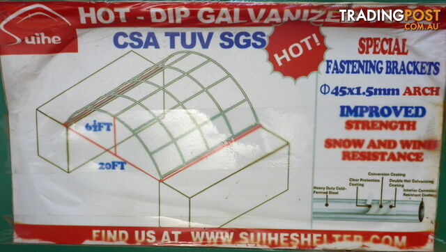 New 6m x 6m Container Shelter Workshop Igloo Dome