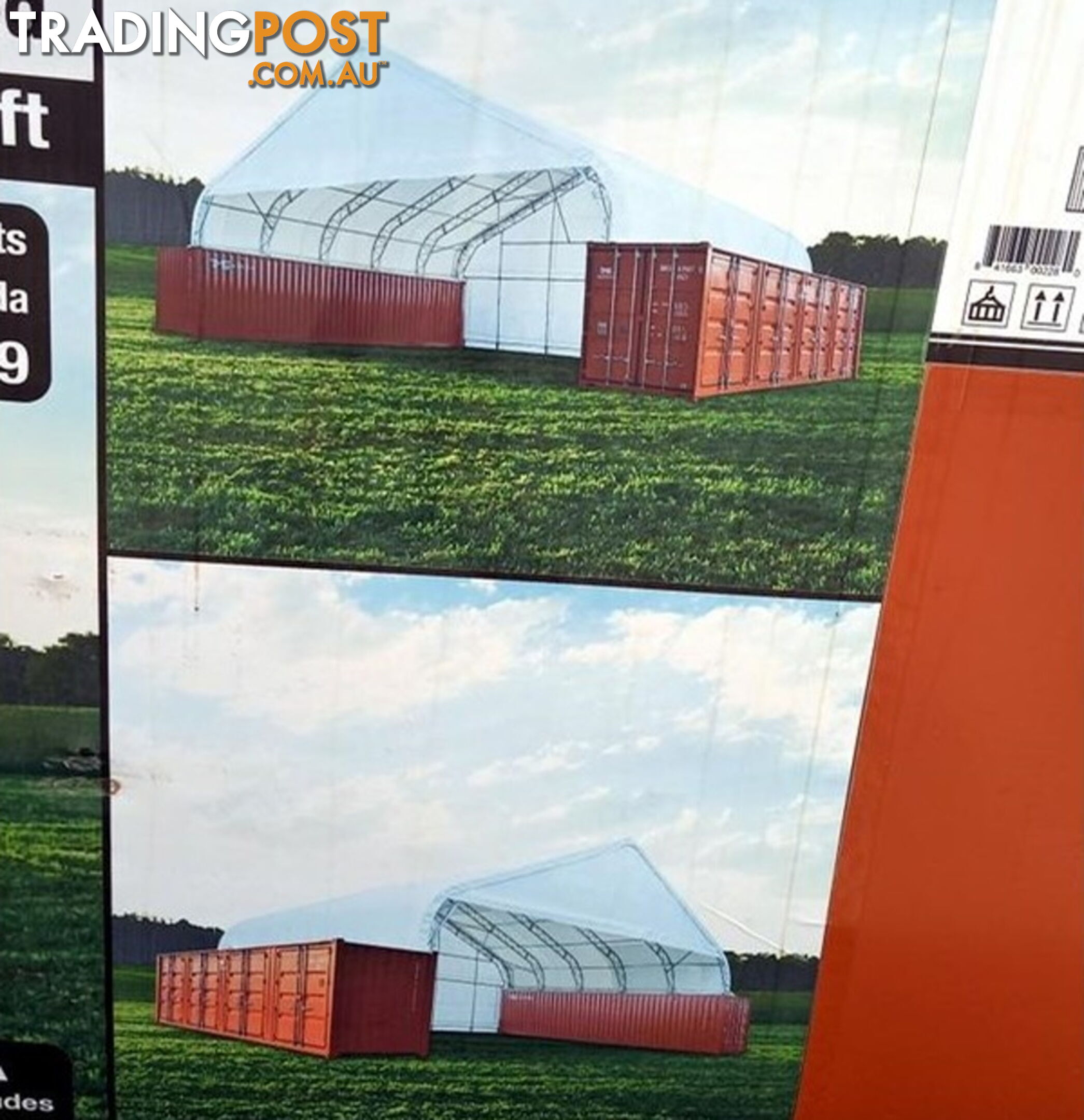 New 15m x 12m Double Trussed Container Shelter Workshop Igloo Dome with EndWalls