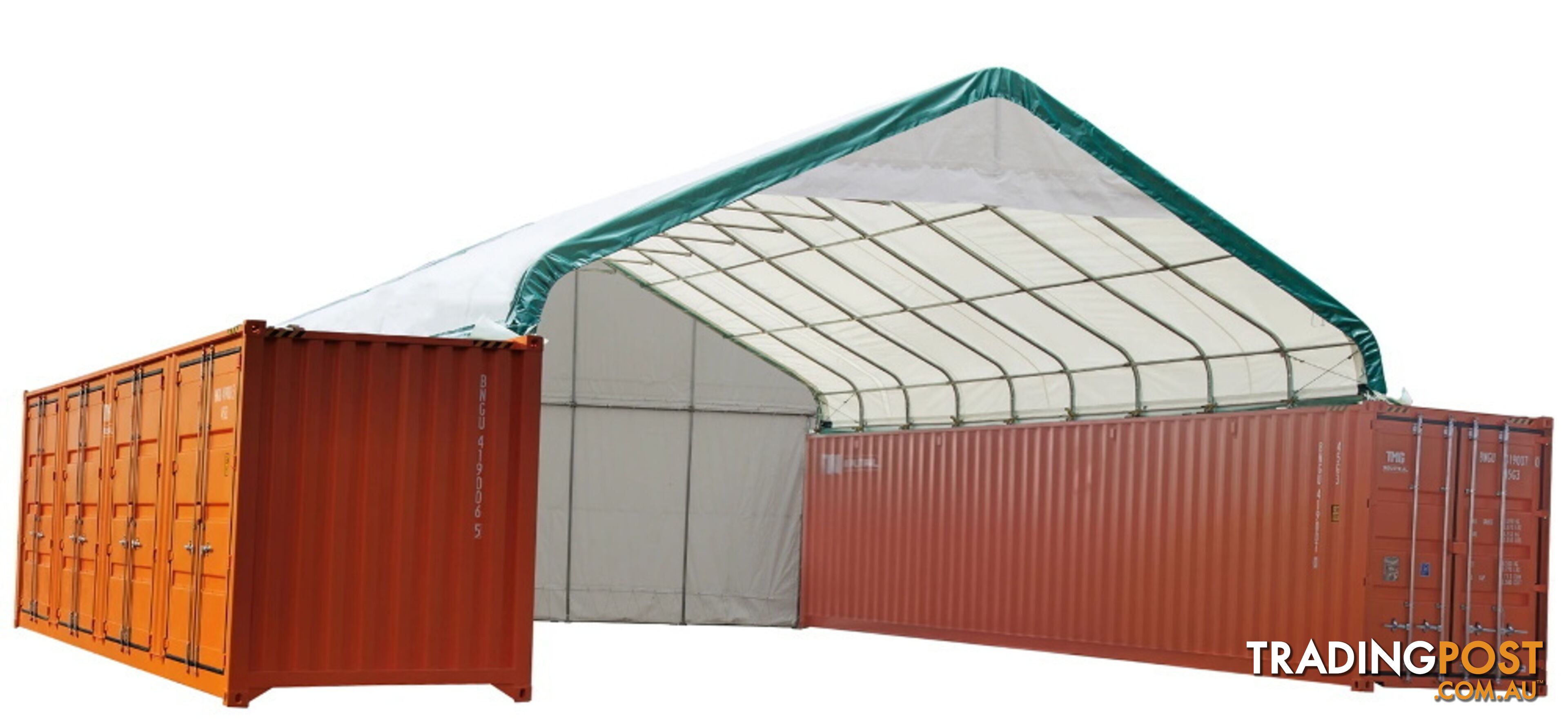 New 9m x 12m Container Shelter Workshop Igloo Dome with EndWall