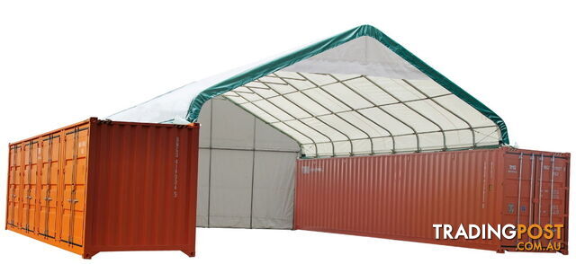 New 9m x 12m Container Shelter Workshop Igloo Dome with EndWall