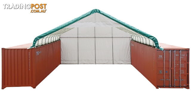 New 9m x 12m Container Shelter Workshop Igloo Dome with EndWall