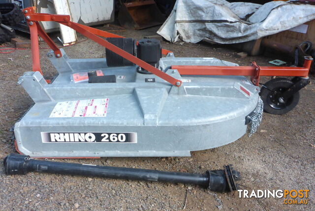 New USA Made Heavy Duty Rhino 260-3 Slasher Rotary Cutter 35-130 HP - photo 5 of 10