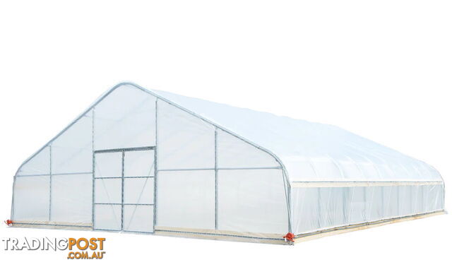 Huge 9.15m x 11.7m (107m2) Greenhouse Tunnel Building Grow Tent